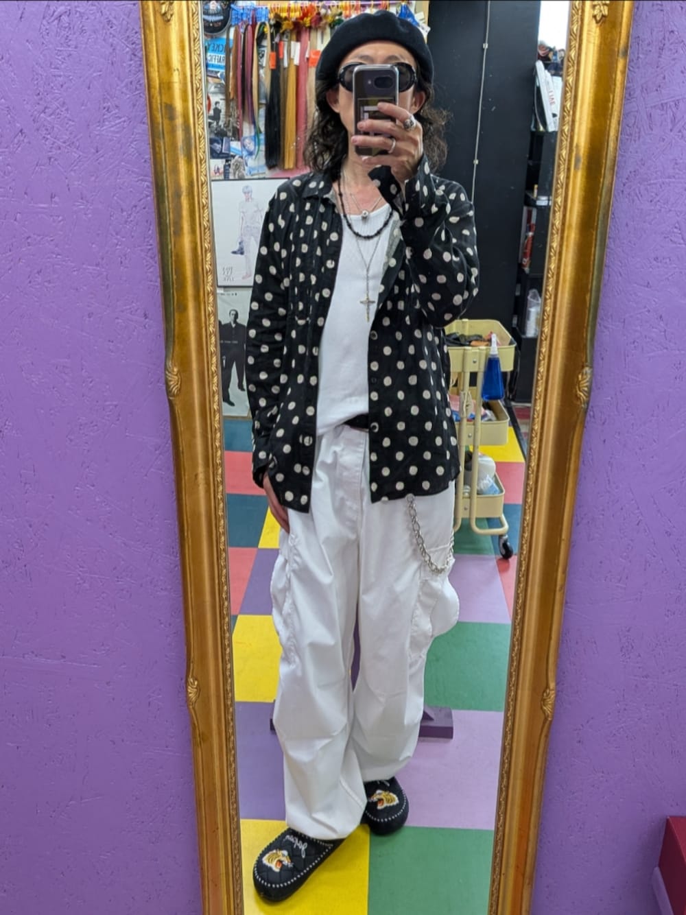 「RUDE GALLERYのアイテム（シャツ/ブラウス、その他）」を使った、みーやさん（メンズ・181cm）の夏コーディネートの1枚目の写真
