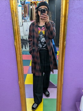 「アイテム（チェスターコート）」を使った、みーやさん（メンズ・181cm）の秋コーディネート