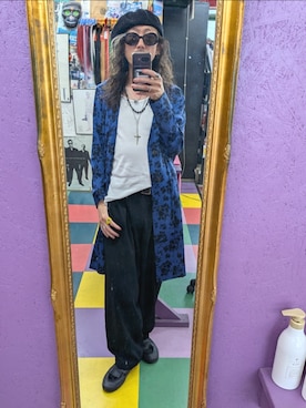 「RUDE GALLERY（ルードギャラリー）のアイテム（その他アウター、ブルー系）」を使った、みーやさん（メンズ・181cm）の春コーディネート