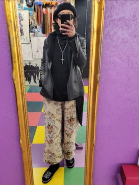 「ROEN（ロエン）のアイテム」を使った、みーやさん（メンズ・181cm）の冬コーディネート