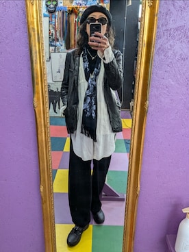 「アイテム（テーラードジャケット）」を使った、みーやさん（メンズ・181cm）の冬コーディネート