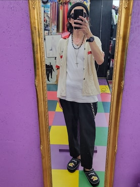 「Dry Bones（ドライボーンズ）のアイテム」を使った、みーやさん（メンズ・181cm）の秋コーディネート