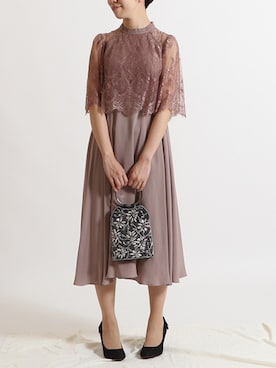 「アイテム（ドレス）」を使った、formformaSTAFFさん（レディース・161cm）の秋コーディネート