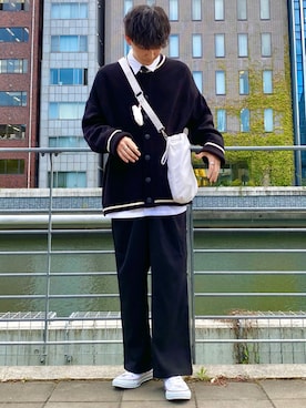 「ITEMS URBANRESEARCH（アイテムズ アーバンリサーチ）のアイテム（セットアップ）」を使った、 ごりゅーさん（メンズ・177cm）の秋コーディネート