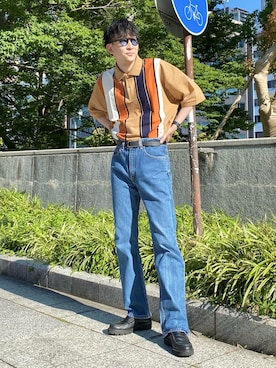 メガネを使った 夏コーデ のメンズ人気ファッションコーディネート Wear