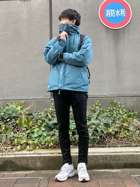 「URBAN RESEARCH Sonny Label（アーバンリサーチサニーレーベル）のアイテム（マウンテンパーカー）」を使った、 ごりゅーさん（メンズ・177cm）の冬コーディネート