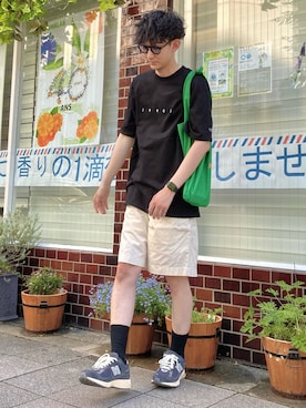 「WV PROJECT（ダブリューブイプロジェクト）のアイテム」を使った、 ごりゅーさん（メンズ・177cm）の夏コーディネート