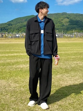 「ITEMS URBANRESEARCH（アイテムズ アーバンリサーチ）のアイテム（セットアップ）」を使った、 ごりゅーさん（メンズ・177cm）の秋コーディネート