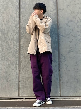 「ITEMS URBANRESEARCH（アイテムズ アーバンリサーチ）のアイテム（マウンテンパーカー）」を使った、 ごりゅーさん（メンズ・177cm）の冬コーディネート