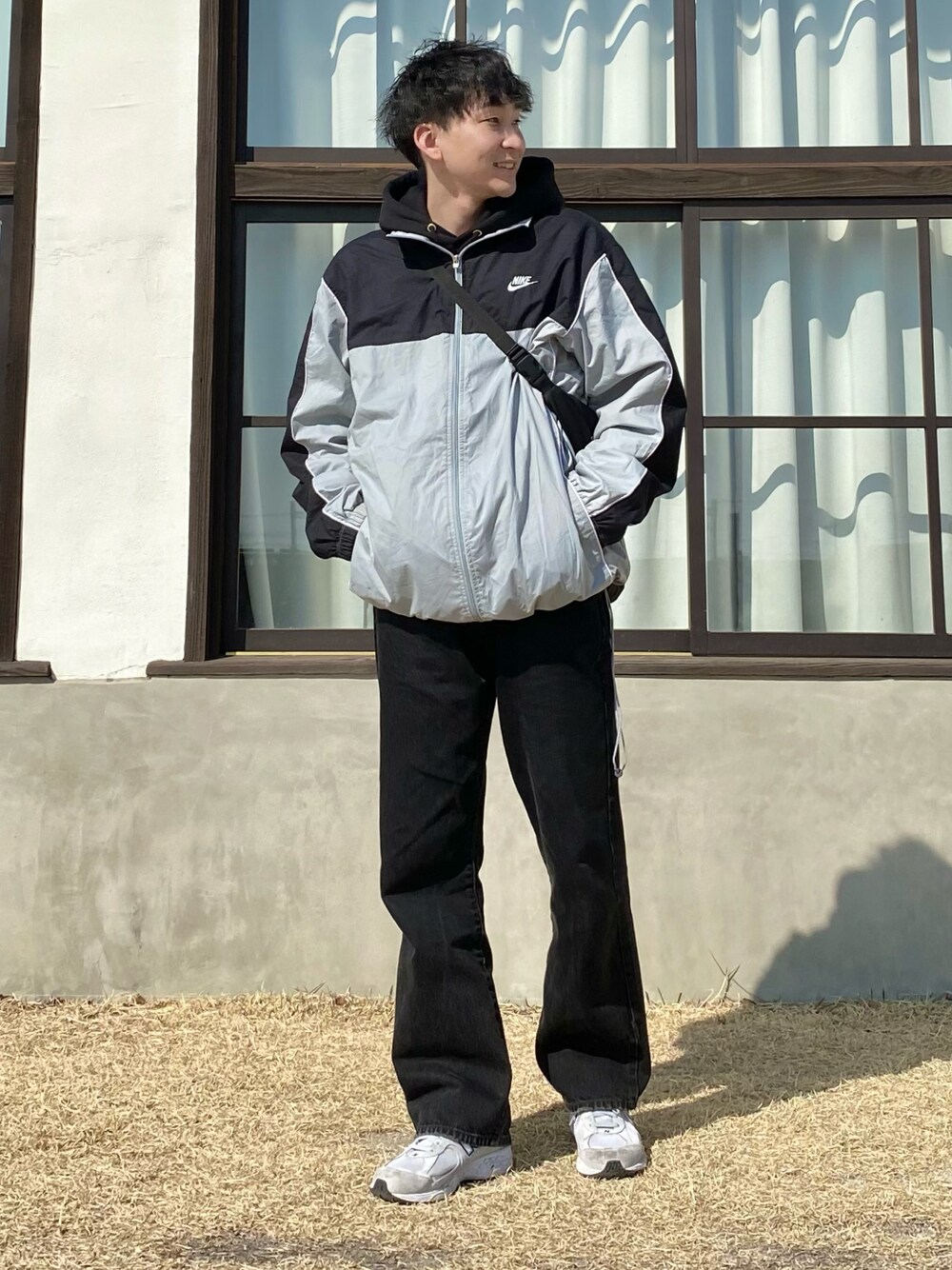 ごりゅー｜NIKEのナイロンジャケットを使ったコーディネート - WEAR