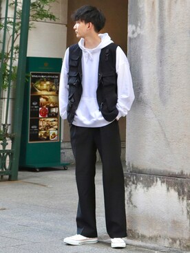「ACT（アクト）のアイテム（トップス）」を使った、 ごりゅーさん（メンズ・177cm）の秋コーディネート
