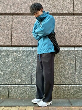 「URBAN RESEARCH Sonny Label（アーバンリサーチサニーレーベル）のアイテム（マウンテンパーカー）」を使った、 ごりゅーさん（メンズ・177cm）の冬コーディネート