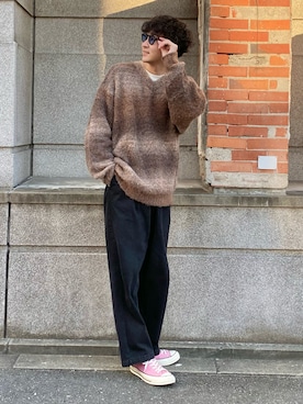 「WHIMSIC（ウィムジック）のアイテム」を使った、 ごりゅーさん（メンズ・177cm）の冬コーディネート