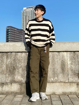 「ごきげんウィーク」｜「アイテム（財布/小物）」を使った、 ごりゅーさん（メンズ・177cm）の春コーディネート