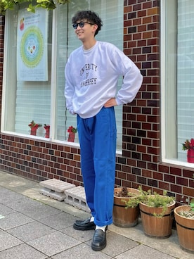 「ANGIE（アンジー）のアイテム」を使った、 ごりゅーさん（メンズ・177cm）の冬コーディネート
