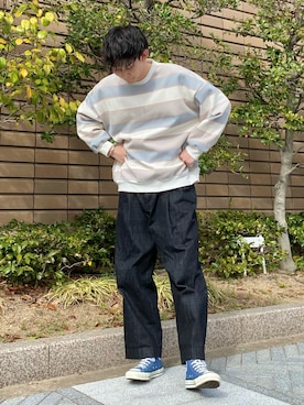 「ACT（アクト）のアイテム」を使った、 ごりゅーさん（メンズ・177cm）の春コーディネート