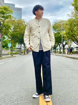 「FREDY MAC（フレディーマック）のアイテム（ジャケット/アウター）」を使った、 ごりゅーさん（メンズ・177cm）の秋コーディネート