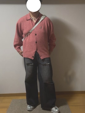 「アイテム（シューズ）」を使った、む〜さん（メンズ・178cm）の秋コーディネート