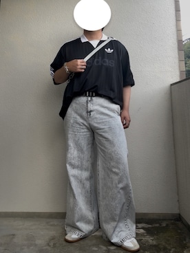 「アイテム（ベルト）」を使った、む〜さん（メンズ・180cm）の秋コーディネート