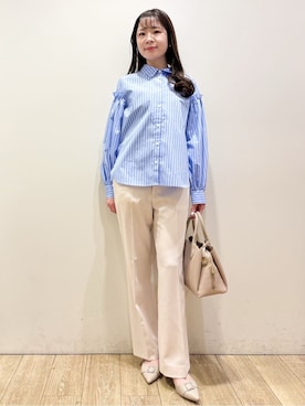 「index（インデックス）のアイテム（バッグ）」を使った、ayaさん（レディース・157cm）の冬コーディネート