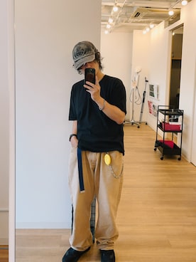 「アイテム（帽子）」を使った、sifa__kiriさん（メンズ・166cm・30代）の秋コーディネート