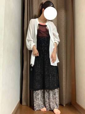 ®︎さん（レディース・163cm）の夏コーディネート