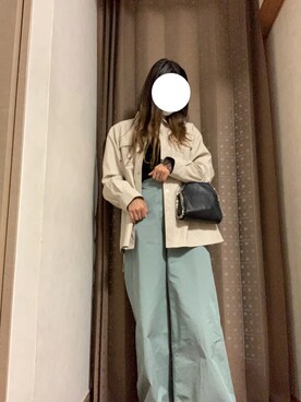「YEVS（イーブス）のアイテム（パンツ）」を使った、®︎さん（レディース・163cm）の冬コーディネート