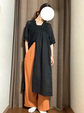 ®︎さん（レディース・163cm）の夏コーディネート