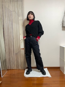 fukaさん(レディース・162cm)の冬コーディネート