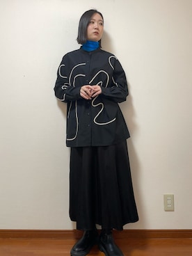 「YEVS（イーブス）のアイテム」を使った、Fu-kaさん（レディース・162cm）の冬コーディネート