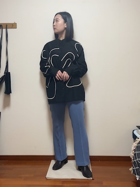 fukaさん(レディース・160cm)の冬コーディネート