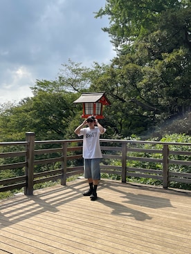 「BOTT（ボット）のアイテム」を使った、hyugaさん（メンズ・168cm）の夏コーディネート