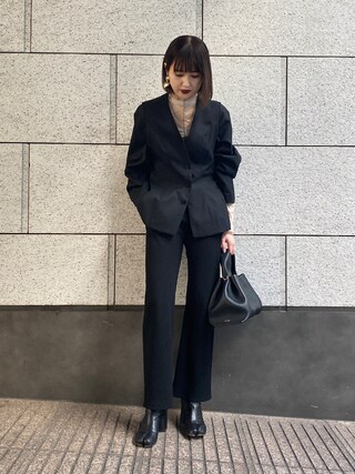 未使用級✨ RIM.ARK リムアーク リネンライク ノーカラージャケット 38 RIM.ARK（リムアーク）｜ノーカラージャケット一覧 - WEAR