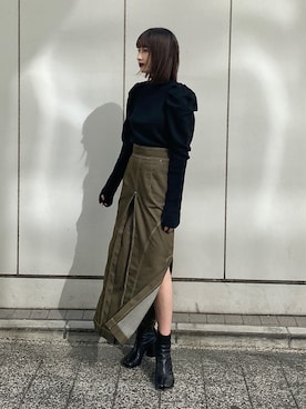 「INella（イネラ）のアイテム」を使った、yuriさん（レディース・161cm）の秋コーディネート