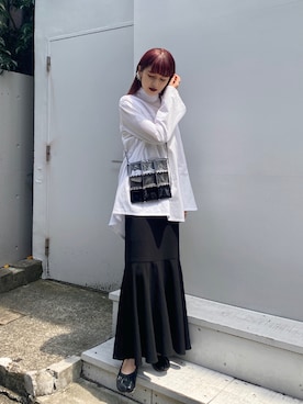 「UJOH（ウジョー）のアイテム」を使った、yuriさん（レディース・161cm）の夏コーディネート