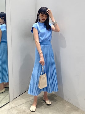 「Aeta（アエタ）のアイテム」を使った、yuriさん（レディース・160cm）の夏コーディネート