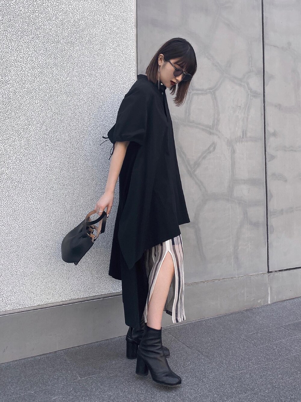 FEMMENT（ファモン）の「別注Coボイルサッカーケープスリーブ