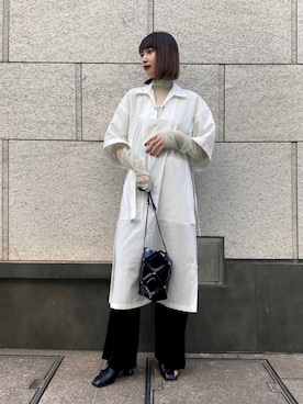 「08sircus（ゼロエイトサーカス）のアイテム」を使った、yuriさん（レディース・161cm）の春コーディネート