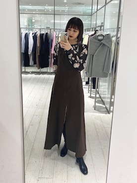 「AKIRANAKA（アキラナカ）のアイテム」を使った、yuriさん（レディース・161cm）の冬コーディネート