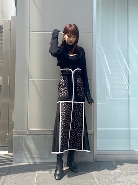 「JOHN LAWRENCE SULLIVAN（ジョンローレンスサリバン）のアイテム（トップス）」を使った、yuriさん（レディース・161cm）の秋コーディネート