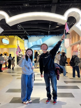 「アイテム（スウェット）」を使った、towaさん（メンズ・175cm・40代）の秋コーディネート