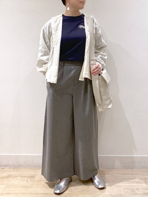 【AP STUDIO】ワイドパンツ 麻混 ★新品 ★サイズ34 AP STUDIO】ワイドパンツ 麻混 ☆新品 ☆サイズ34