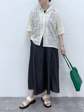 「アイテム（ワンピース/ドレス）」を使った、うだかなさん（レディース・163cm・30代）の春コーディネート