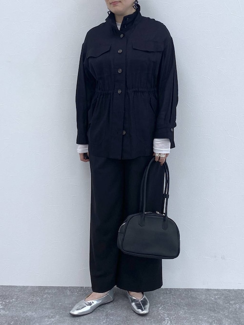 セール】《ウタオ》スタンドワークシャツジャケット（ブルゾン