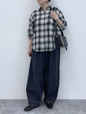 「studio CLIP（スタディオクリップ）のアイテム」を使った、うだかなさん（レディース・165cm）の秋コーディネート