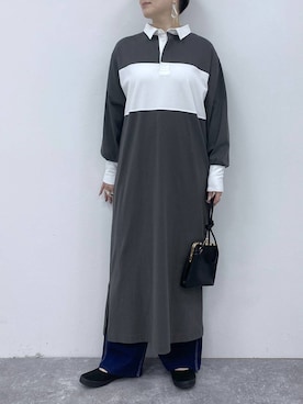 「アイテム（ワンピース/ドレス）」を使った、うだかなさん（レディース・163cm・30代）の春コーディネート