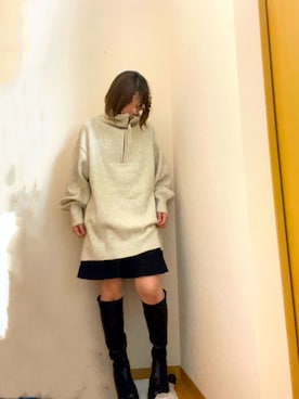 「おんなのこコーデ」｜「アイテム（ブーツ）」を使った、4yarn1【相互】さん（レディース・158cm）の冬コーディネート