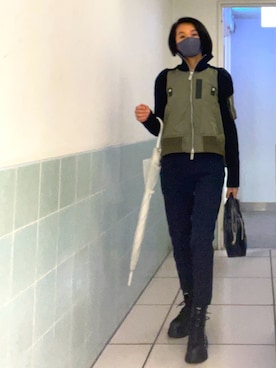 「RUCOLINE（ルコライン）のアイテム」を使った、sanさん（レディース・161cm）の秋コーディネート