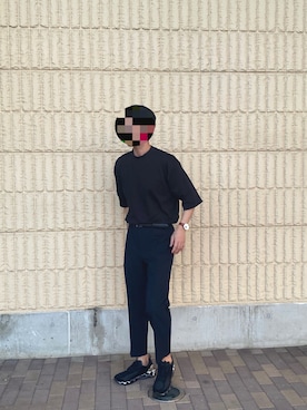 「Graphpaper（グラフペーパー）のアイテム（スニーカー）」を使った、たんぺさん（メンズ・182cm）の秋コーディネート