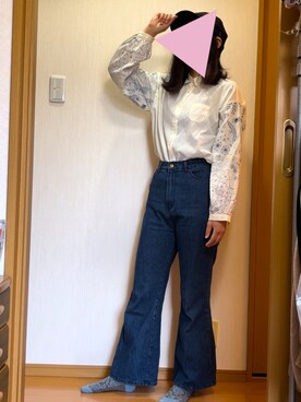 「春服みてみて」｜「アイテム（キャスケット）」を使った、なおなおさん（レディース・158cm）の春コーディネート